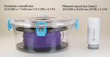 PrintDry Vacuum Sealed Filament Storage Containers (5-pack)